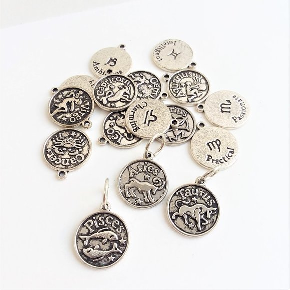 4/$20 Roller Skates Zodiac Charm    astrological sign charm - Picture 12 of 12